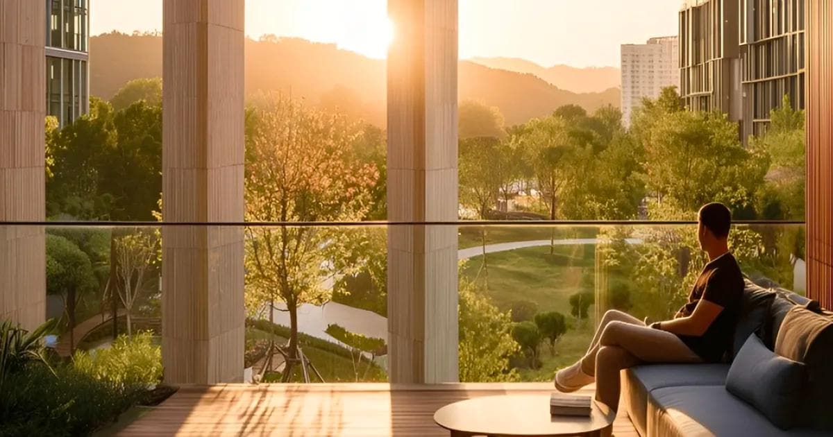 Colorful houses representing property investment